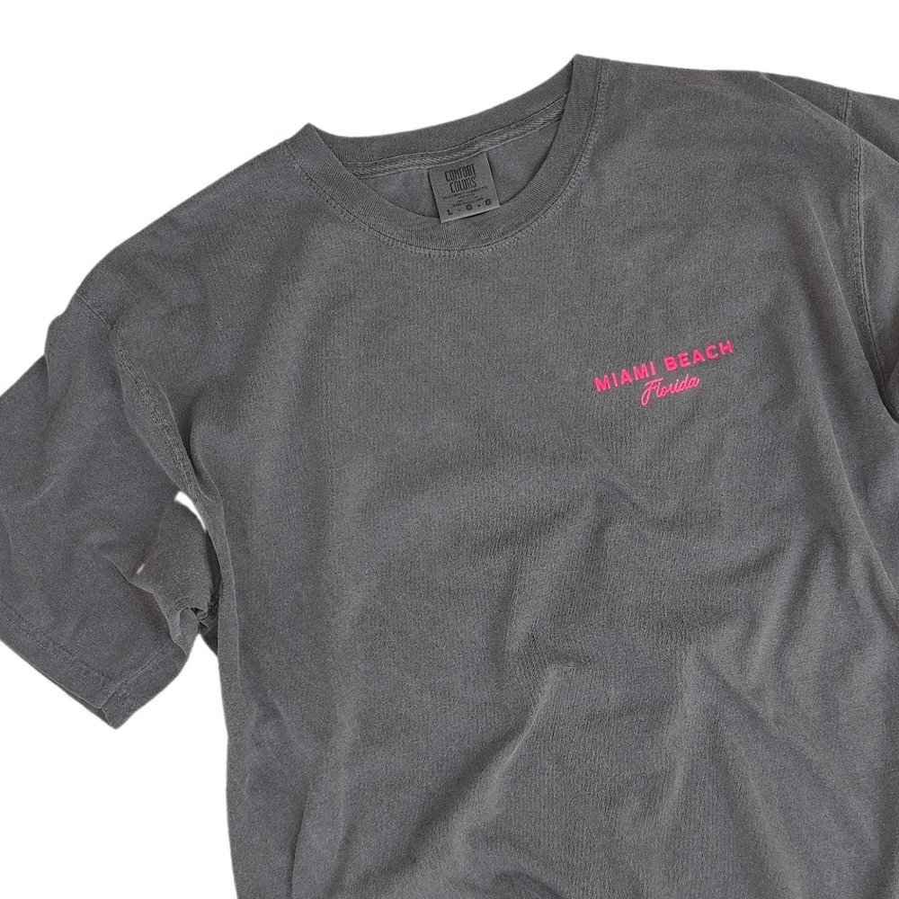 Miami Beach Summer Paradise T-Shirt - Picture 4 of 7